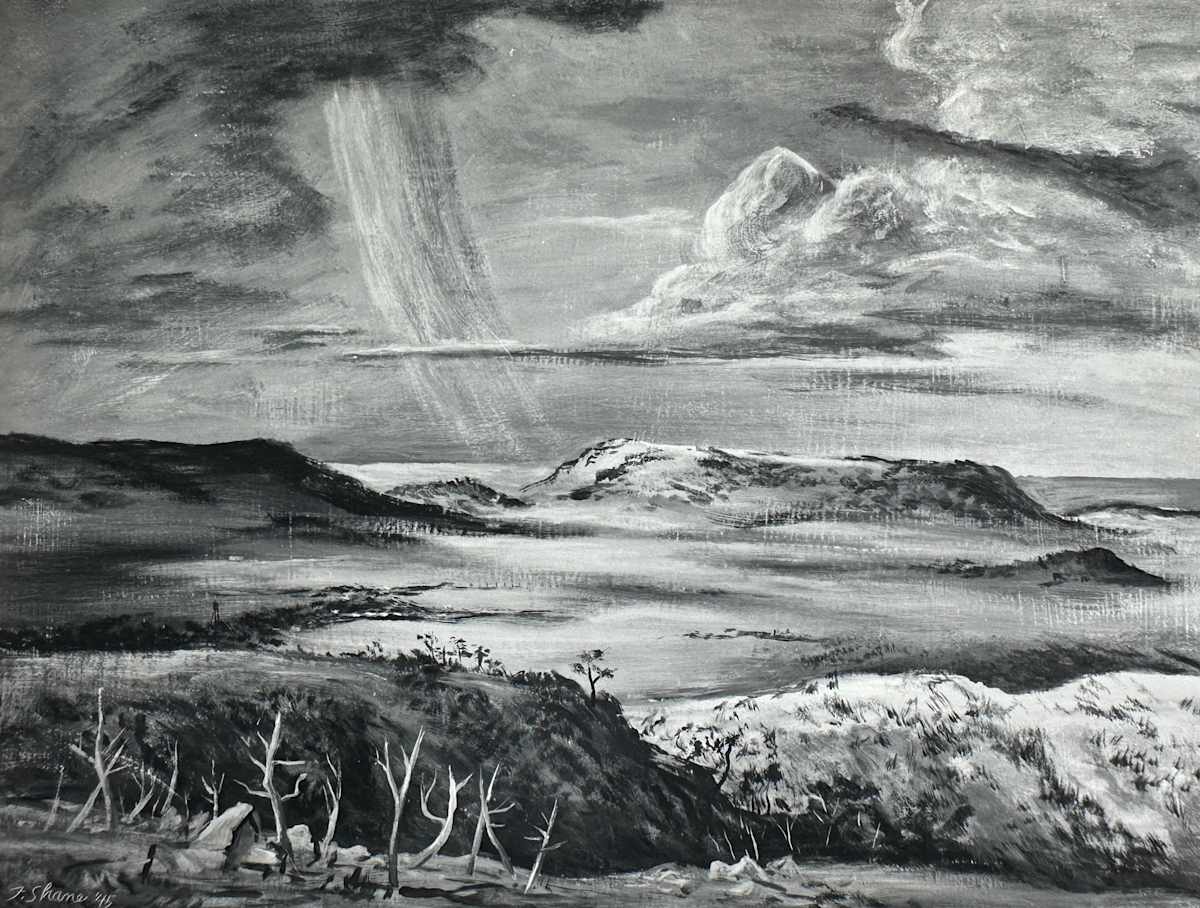 "Storm over the Mesa" by Fred Shane, Image 1.
