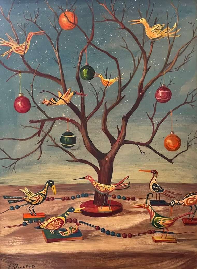 "Bird Ornament Tree" named by CLL by Fred Shane, Image 1.