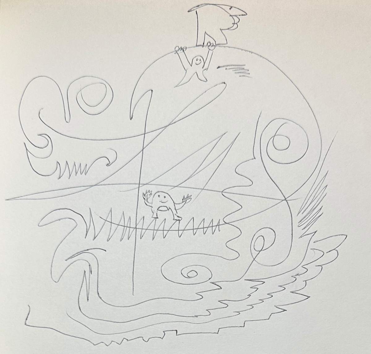 "Doodle with Tiny Figures" named by CLL by Fred Shane, Image 1.