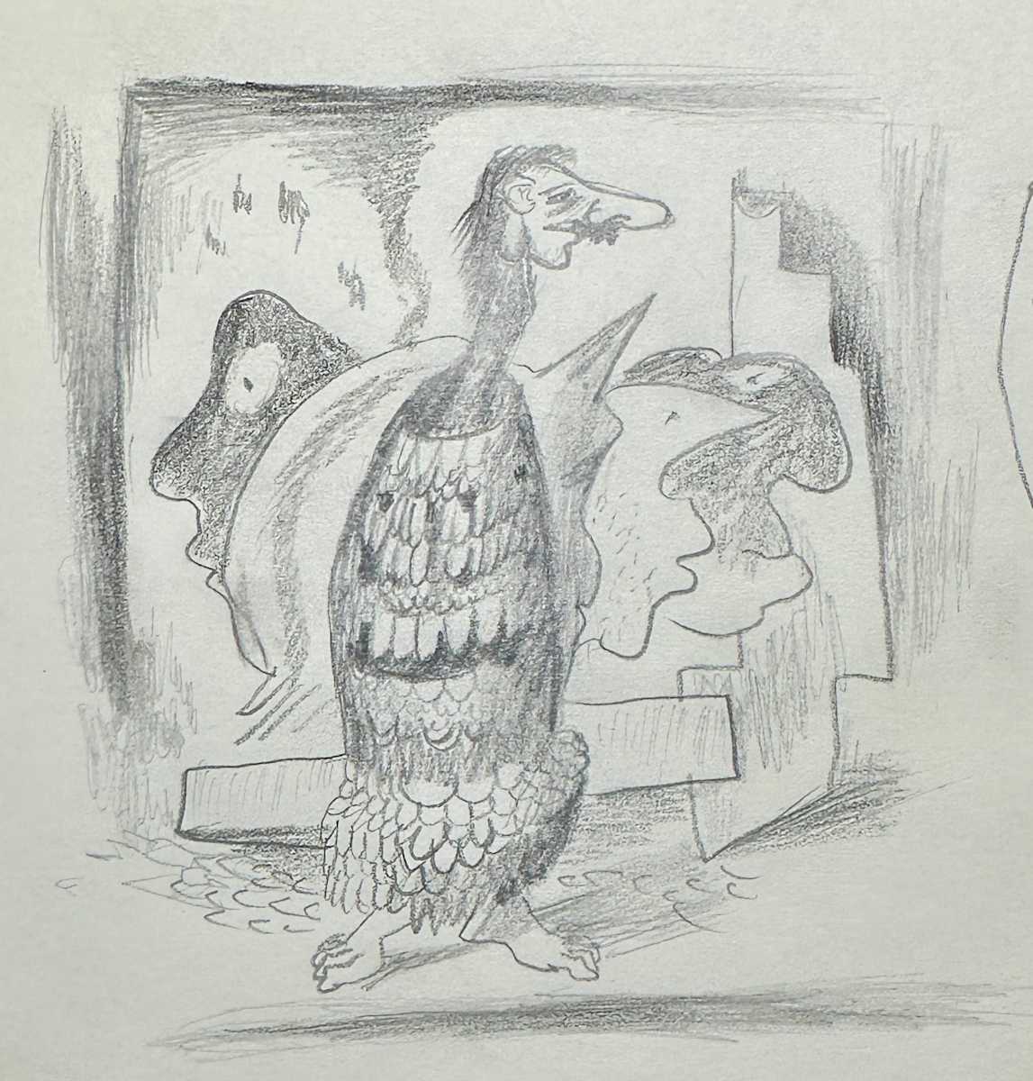 "Man Creature with a Mustache" named by CLL by Fred Shane, Image 1.