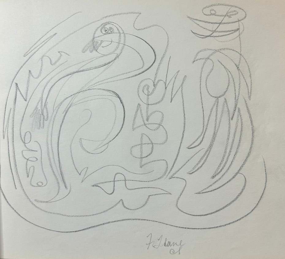 "Doodle with Two Faces" named by CLL by Fred Shane, Image 1.
