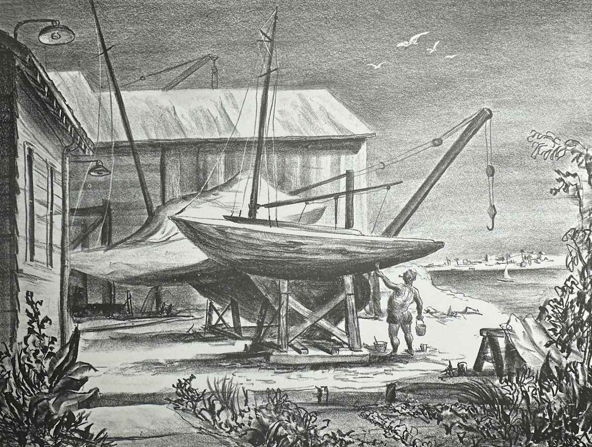 "Dry Dock" by Fred Shane, Image 1.