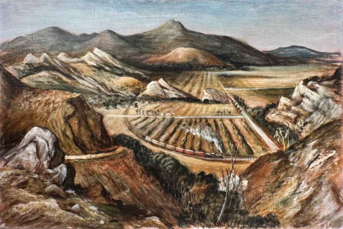 "Valley with a Distant Train" named by CLL by Fred Shane, Image 2.