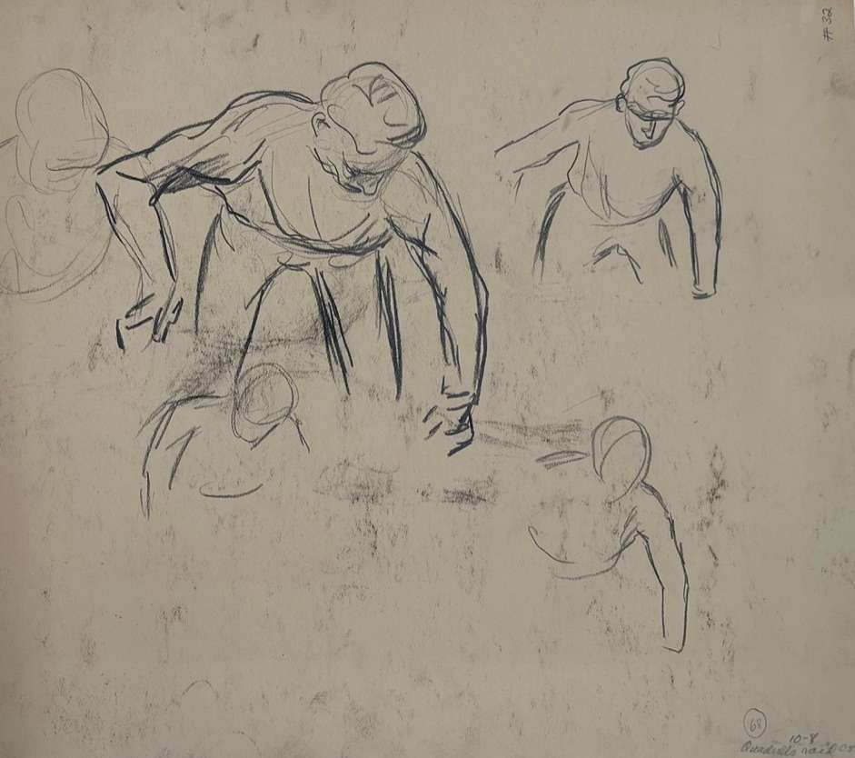 "Quantrill's Raid: Figures Lifting" named by CLL by Fred Shane, Image 1.