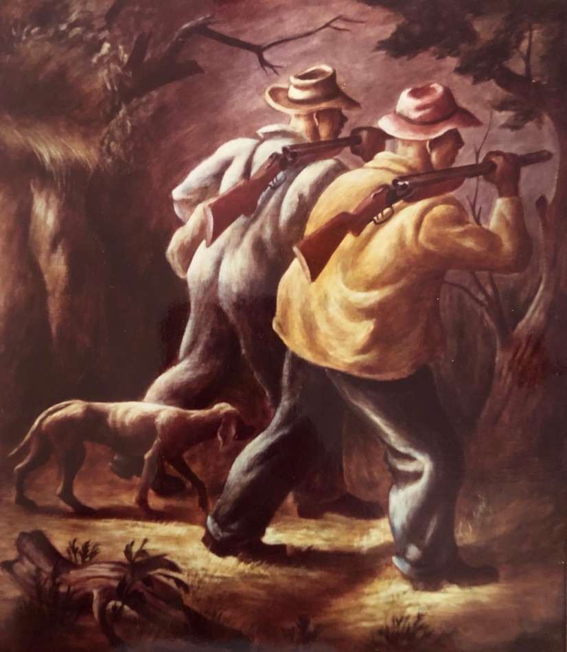 "Hunting Scene: Return from the Hunt" by Fred Shane, Image 1.