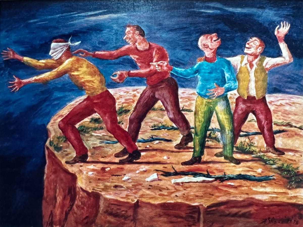 "Blind Man's Bluff" by Fred Shane, Image 1.