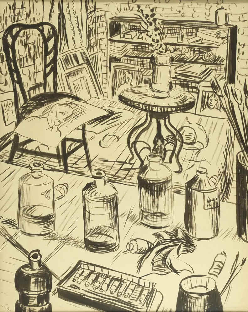 "Studio Interior, Kansas City" by Fred Shane, Image 1.