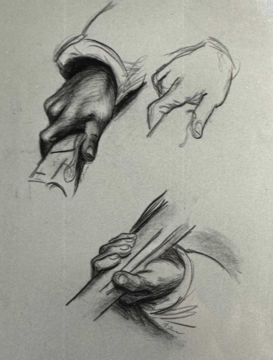 "Hand Study" named by CLL by Fred Shane, Image 1.