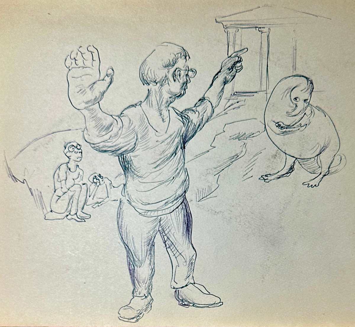 "Stop! There He Is" named by CLL by Fred Shane, Image 1.