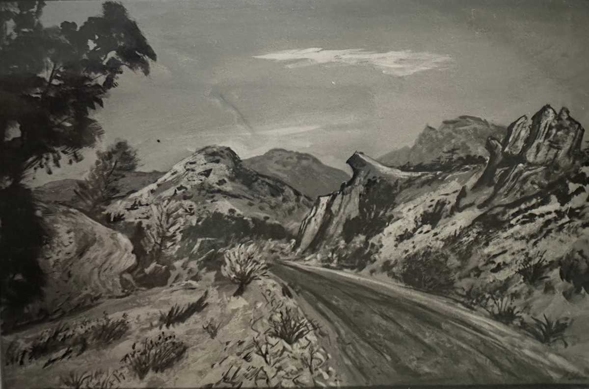 "Road Through the Pinnacles" by Fred Shane, Image 1.