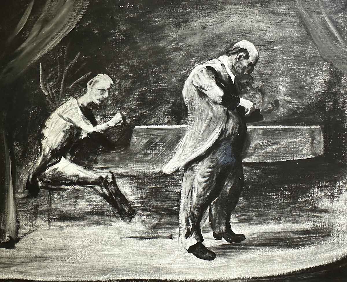 "Performance: Violinist and Pianist, Version 2" named by CLL by Fred Shane, Image 1.