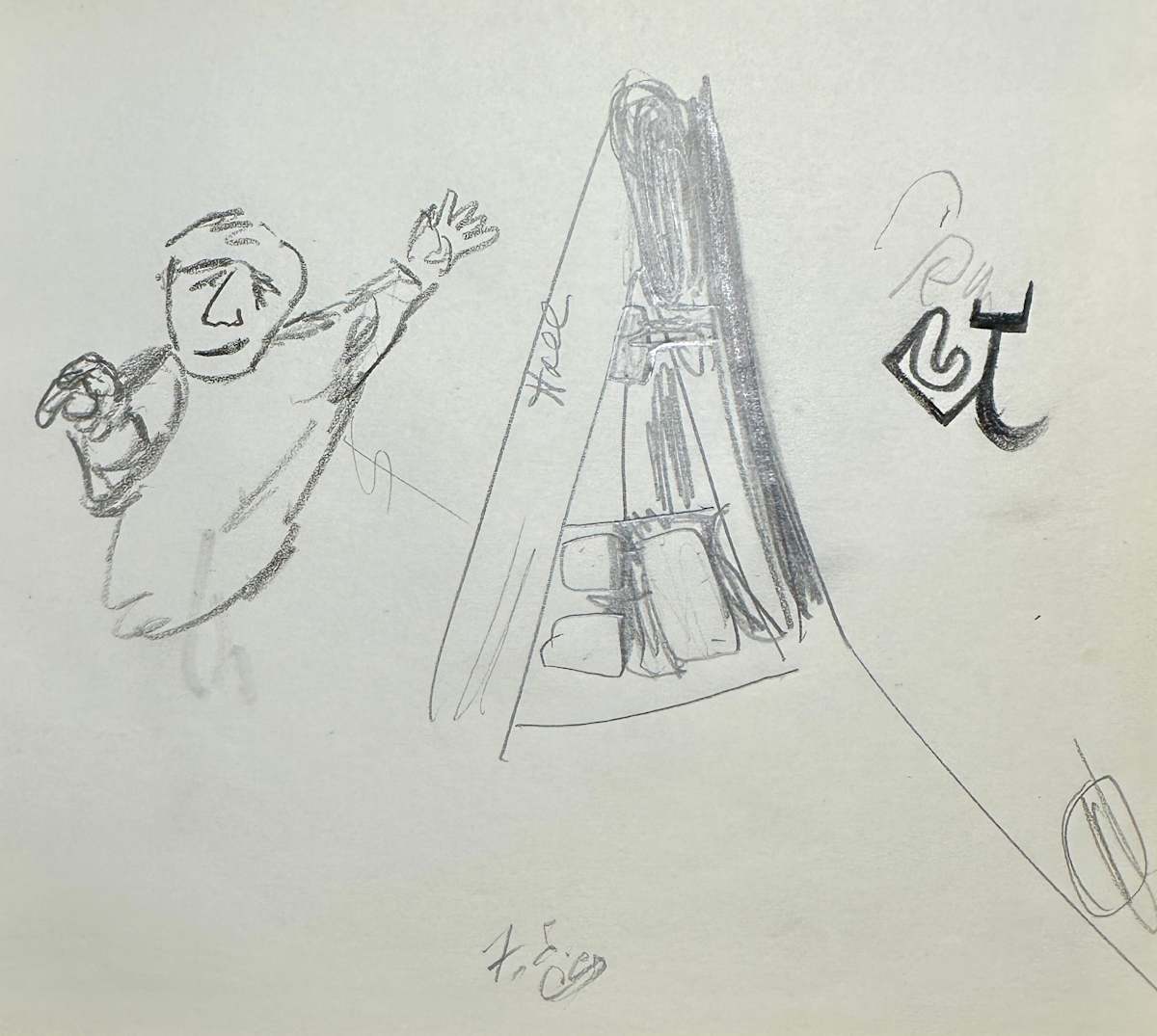 "Man with Foreshorted Arm" named by CLL by Fred Shane, Image 2.