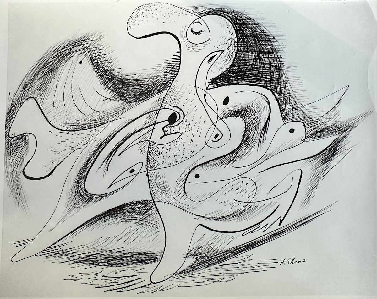"Abstract: Sleeping Man" named by CLL by Fred Shane, Image 1.