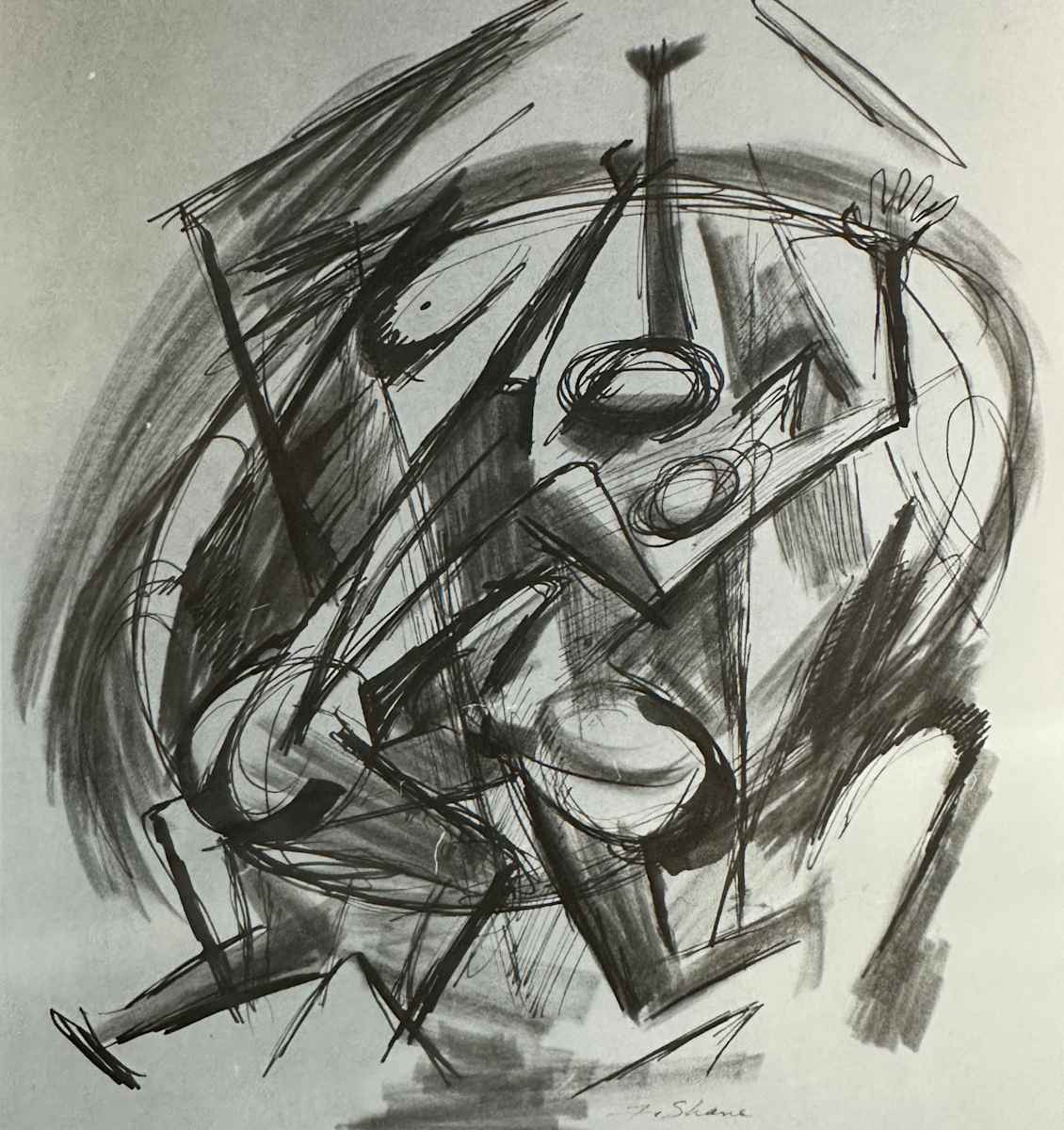 "Attack, The" Abstraction, named by CLL by Fred Shane, Image 1.