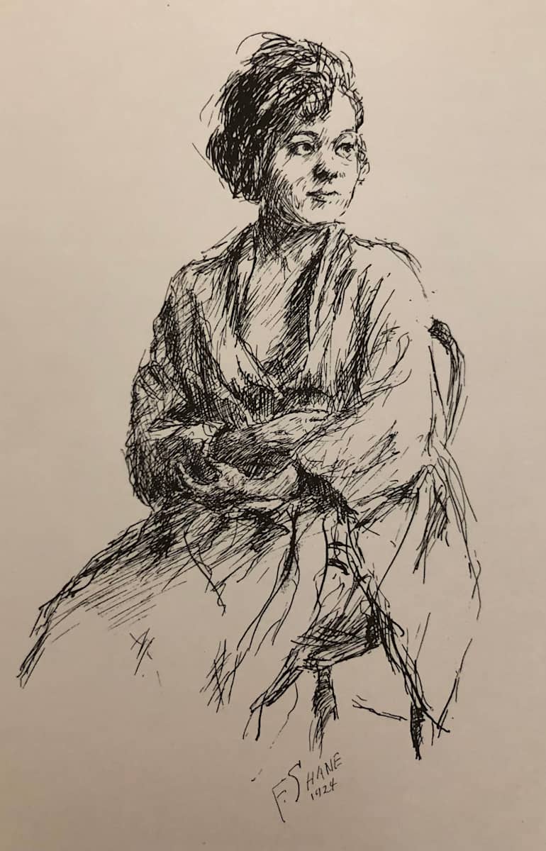 "Model Resting" by Claudia Lohnes, Image 1.