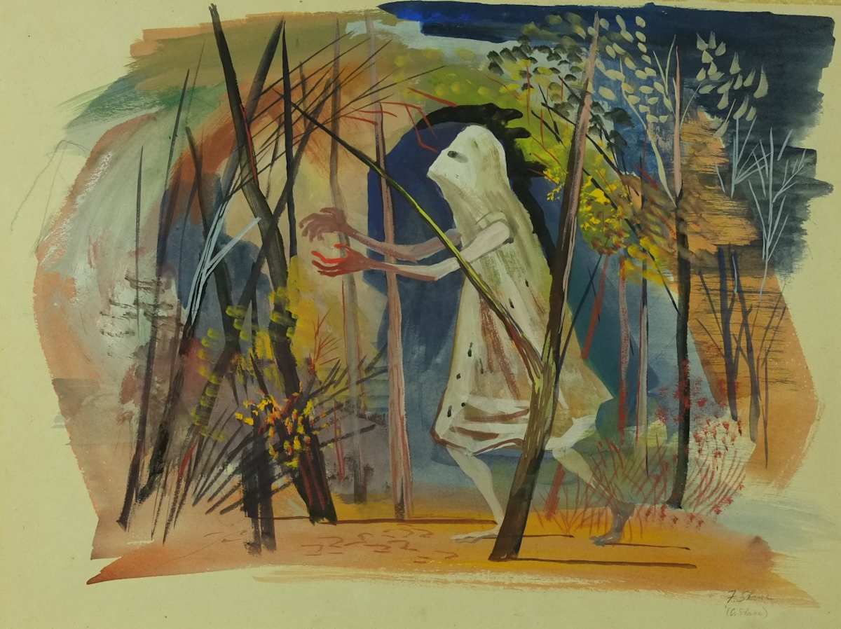 "White Figure Fantasy" by Fred Shane, Image 1.