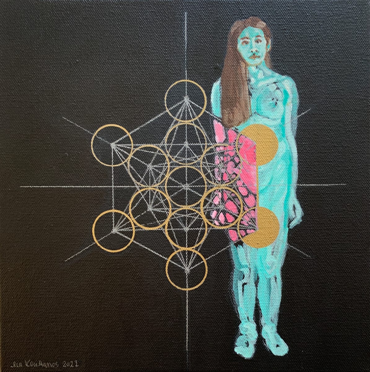 Sacred Self by Tia Koulianos  Image: Staged on Wall