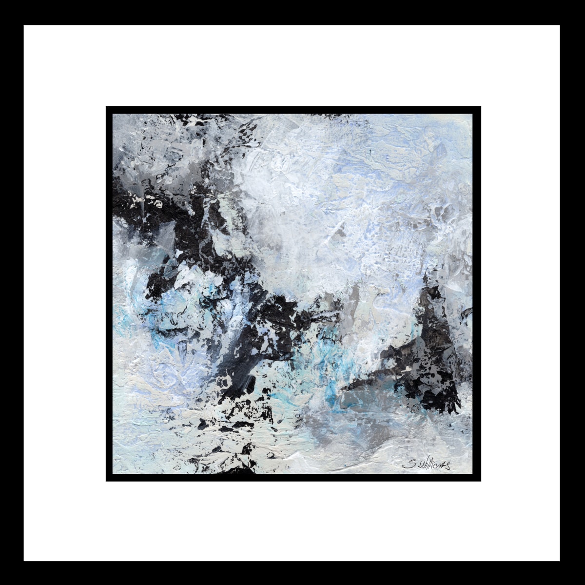 Not Just Black & White by Shirley Williams  Image: One in the framed series Not Just Black & White