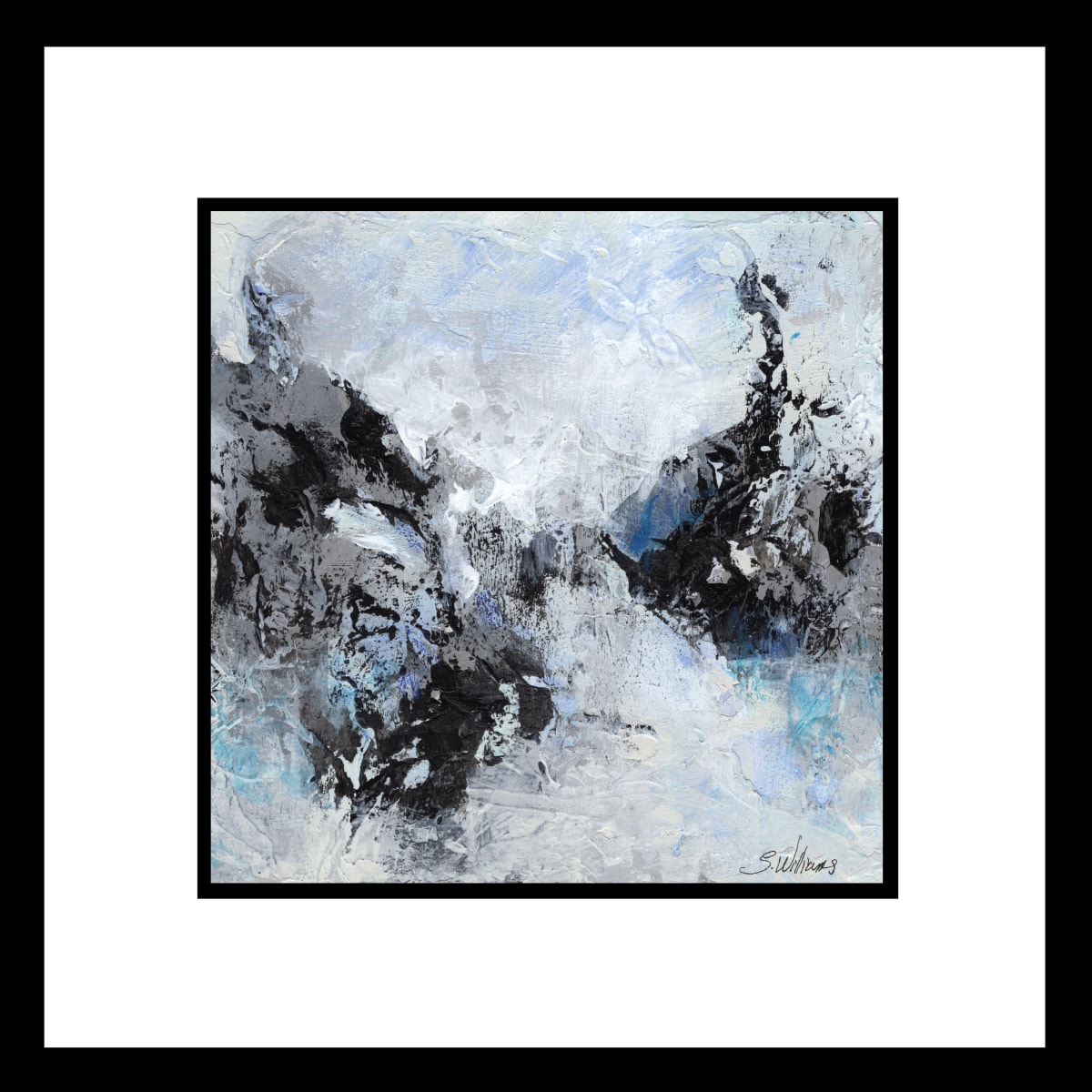 Not Just Black & White by Shirley Williams  Image: One in the framed series Not Just Black & White