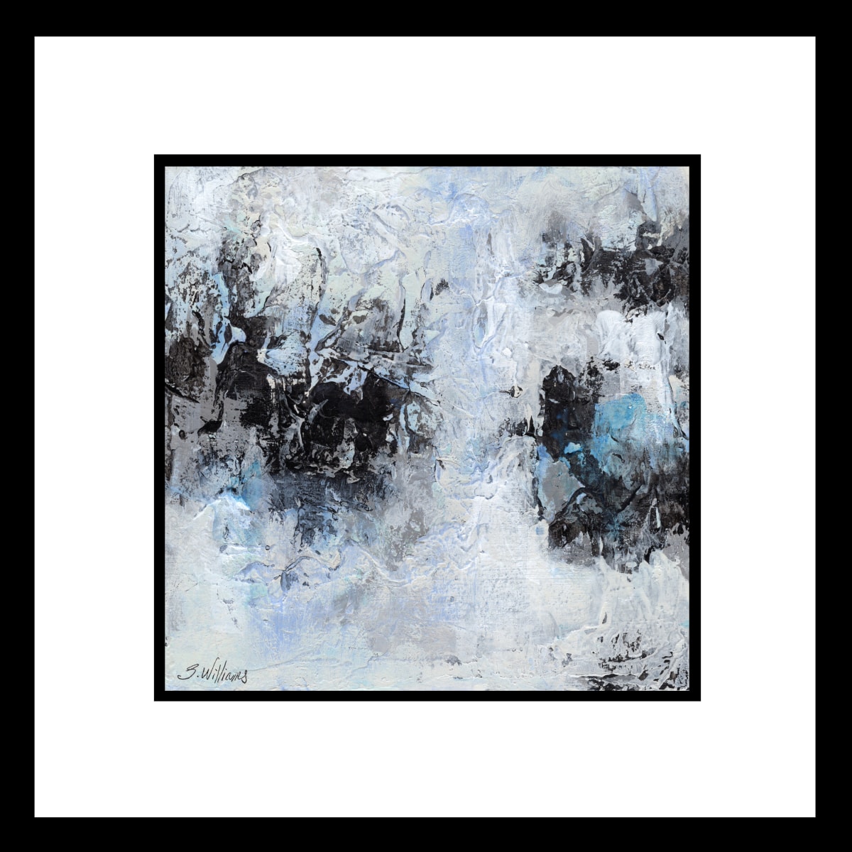 Not Just Black & White by Shirley Williams  Image: One in the framed series Not Just Black & White