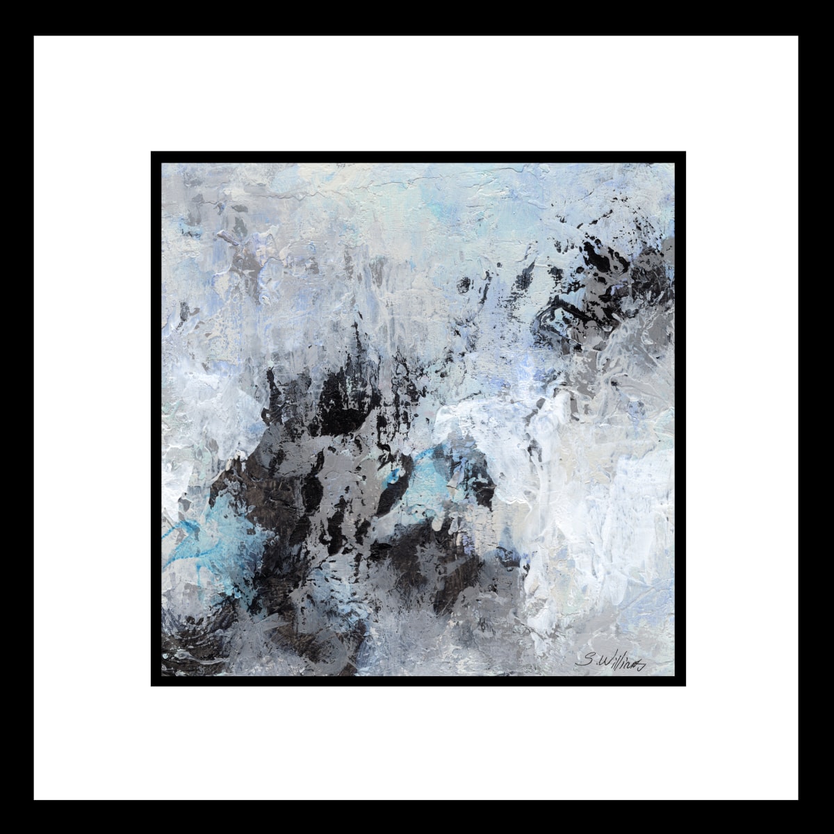 Not Just Black & White by Shirley Williams  Image: One in the framed series Not Just Black & White
