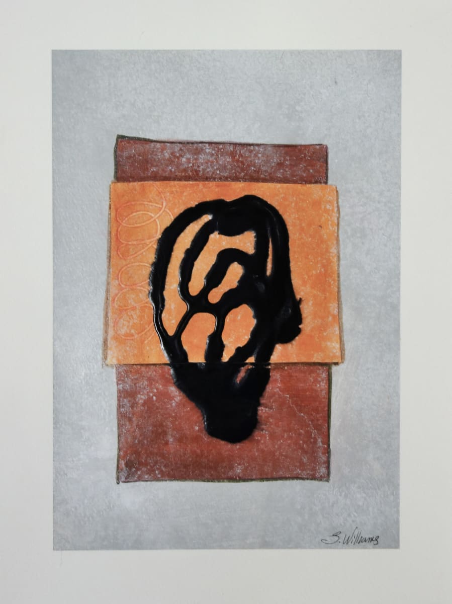 Buried Treasure by Shirley Williams  Image: Buried Treasure matted and ready to frame