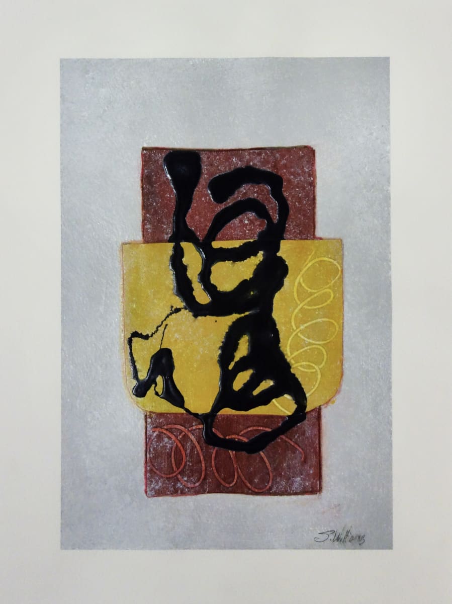 Buried Treasure by Shirley Williams  Image: Buried Treasure collage on paper