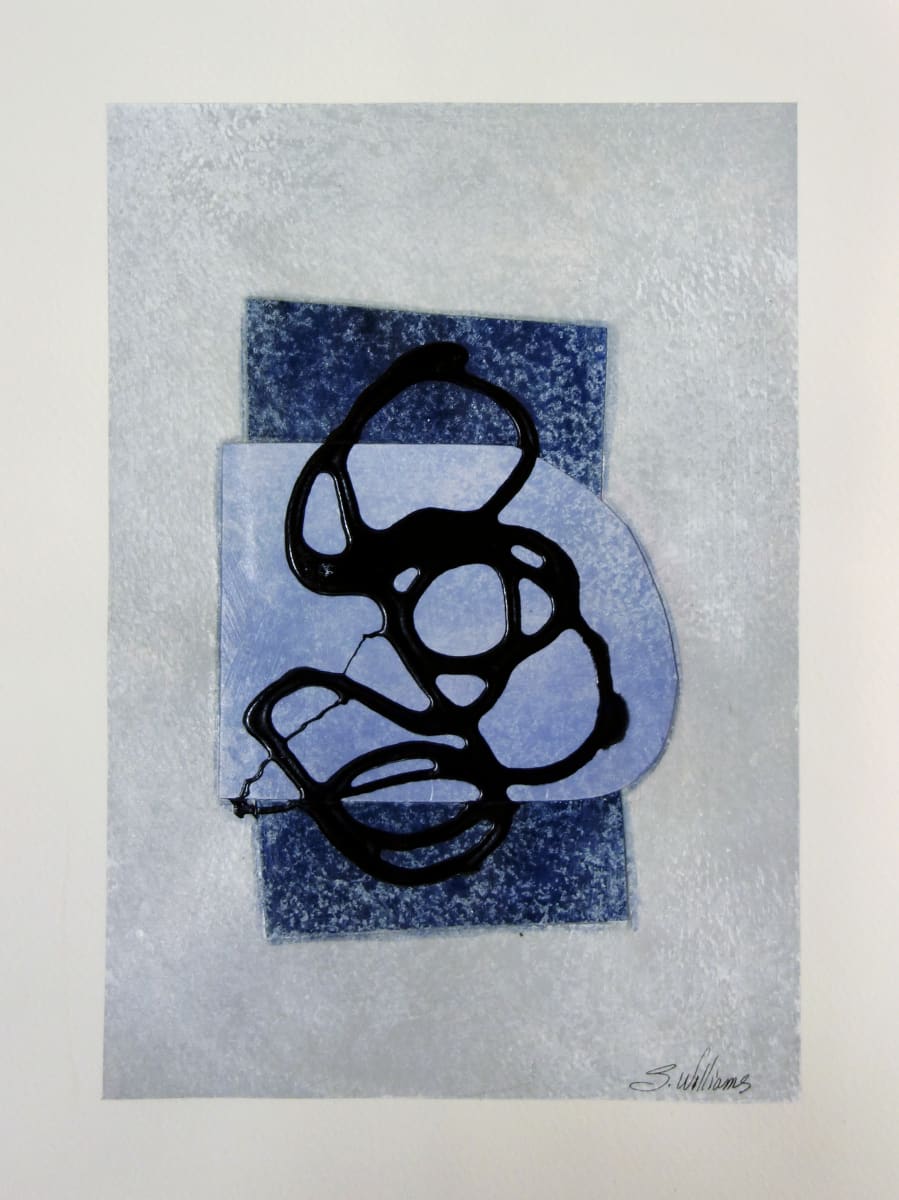 Buried Treasure by Shirley Williams  Image: Buried Treasure collage on paper