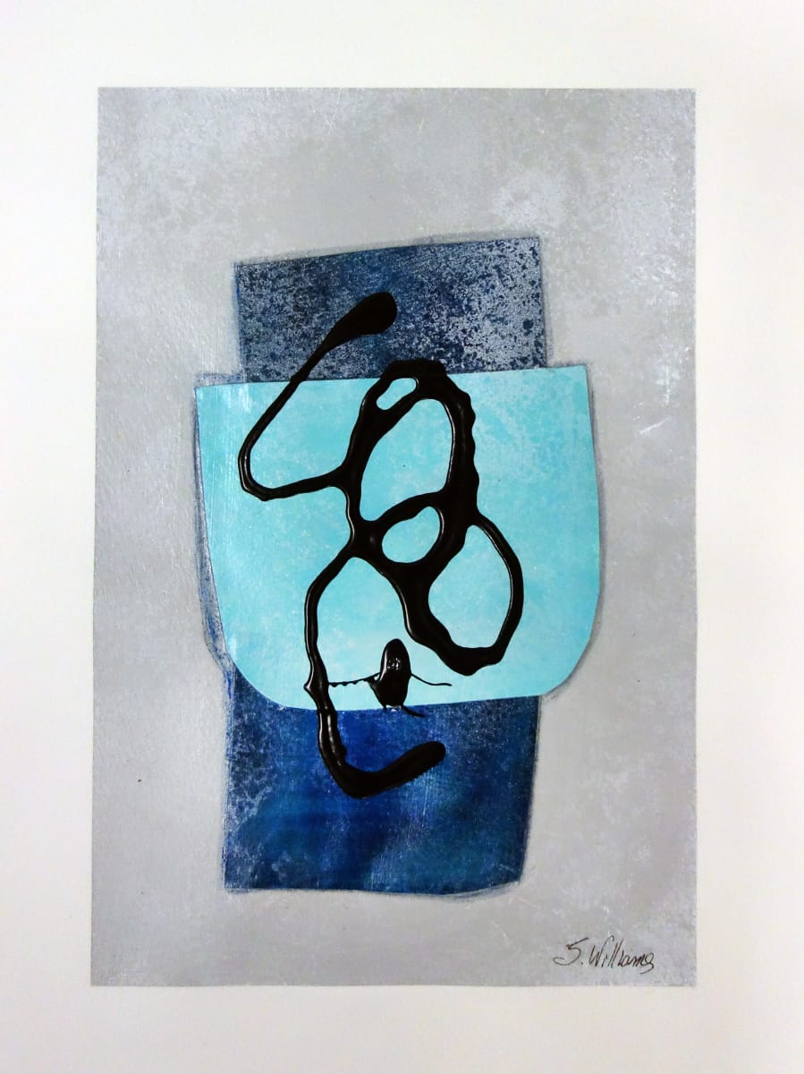 Buried Treasure by Shirley Williams  Image: Buried Treasure collage on paper