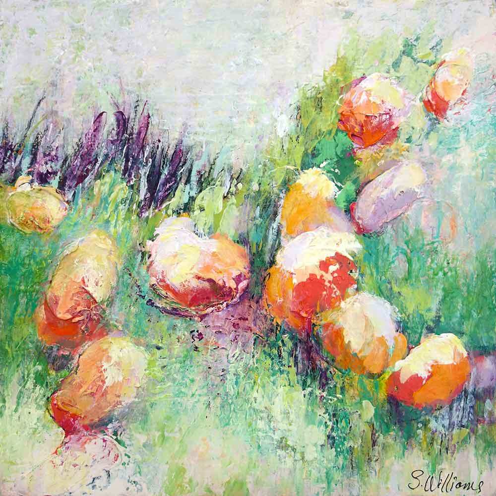 Chromatic Landscape 1 by Shirley Williams  Image: Thick Acrylic on gallery wrapped Canvas