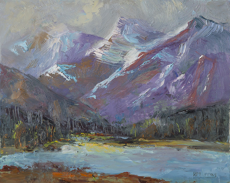 Wild Peaks Rose by Roberta Murray 