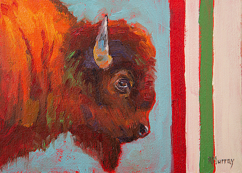 Canadian Bison bison by Roberta Murray 