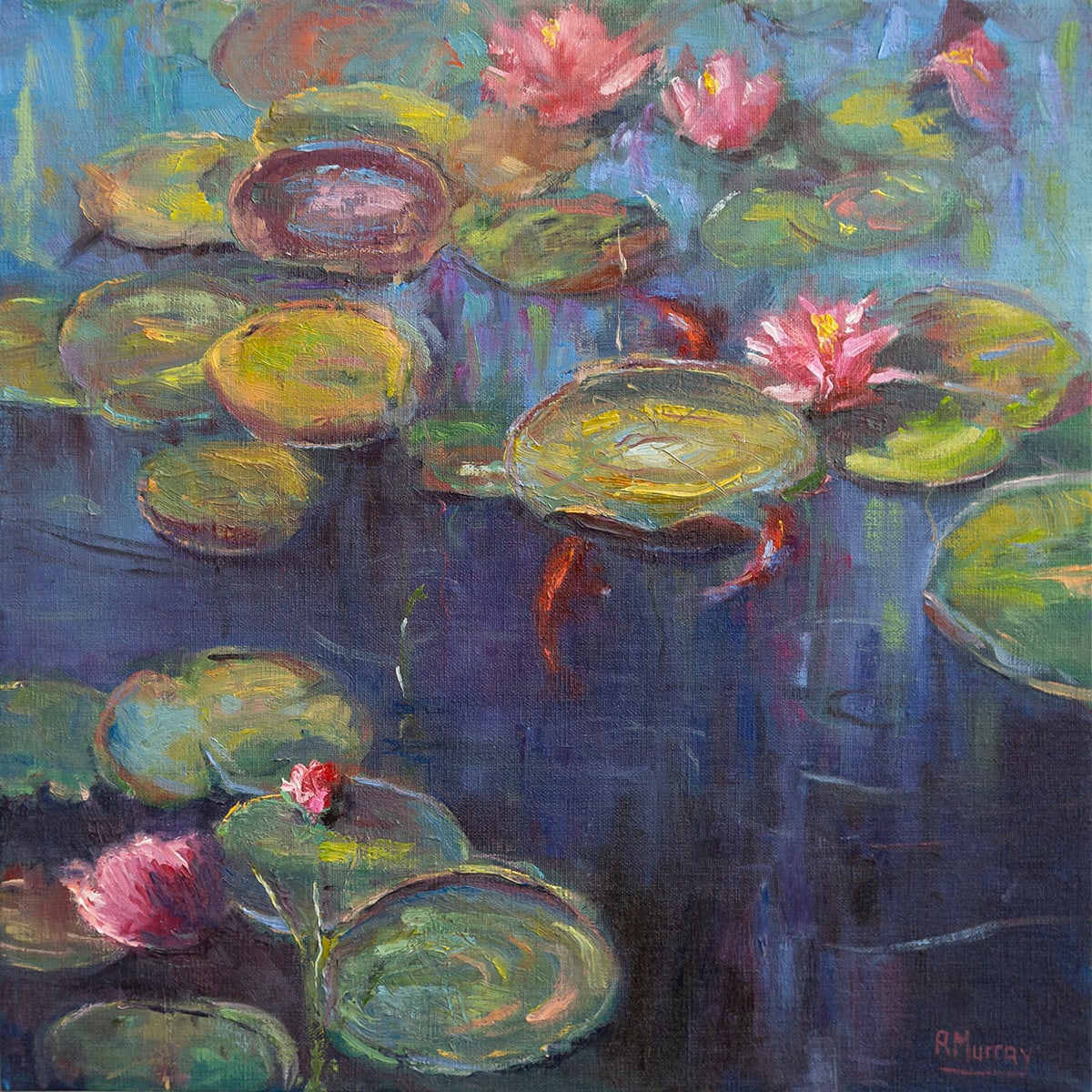 The Koi Pond by Roberta Murray 