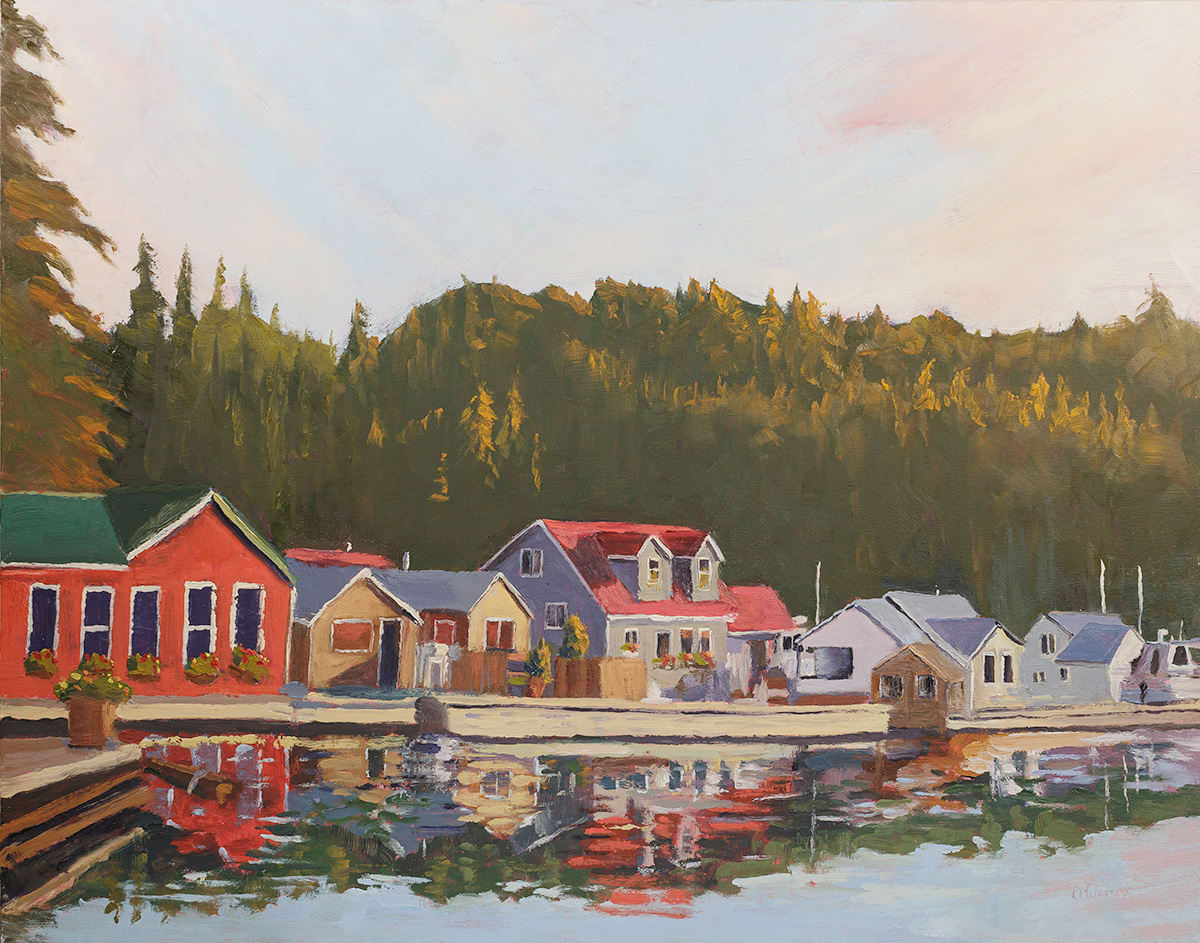 Sullivan Bay Float Houses by Roberta Murray 