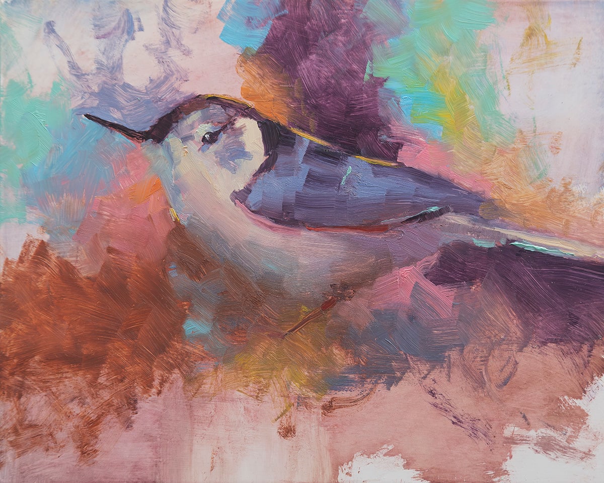 White-Breasted Nuthatch by Roberta Murray 