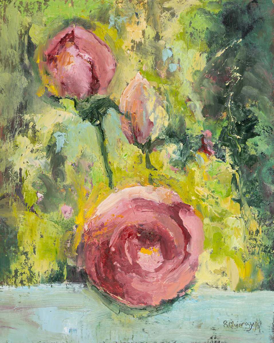 Pink Peonies by Roberta Murray 