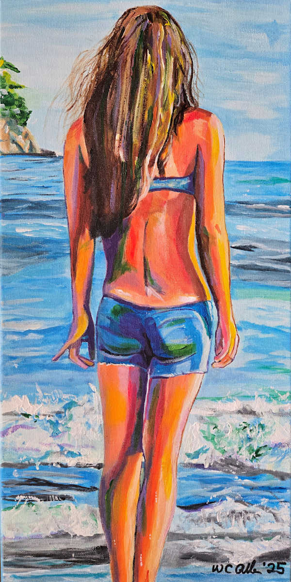 Tall, tan, lovely by Wayne C. Allen  Image: From a beach photo shoot in Samara, Costa Rica.