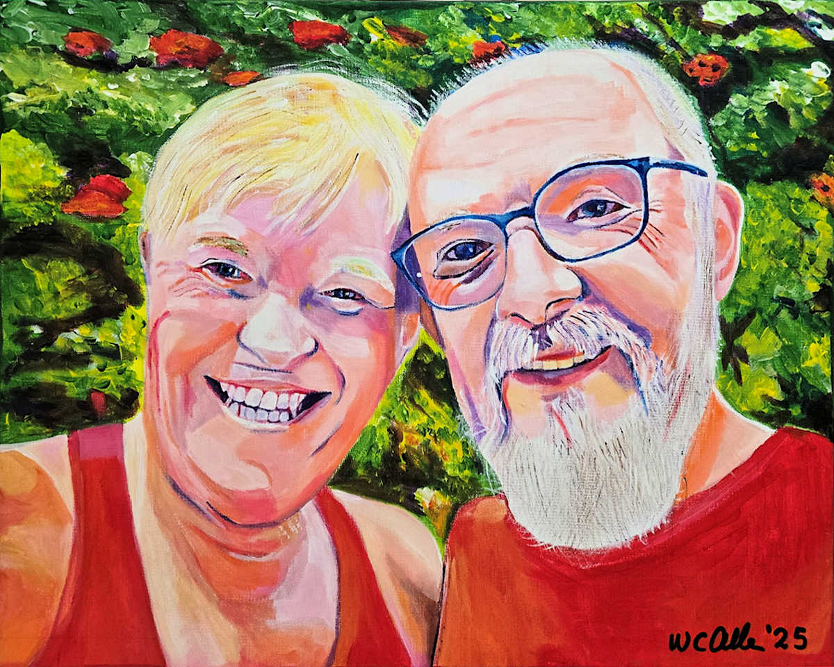 Wayne and Darbella by Wayne C. Allen 