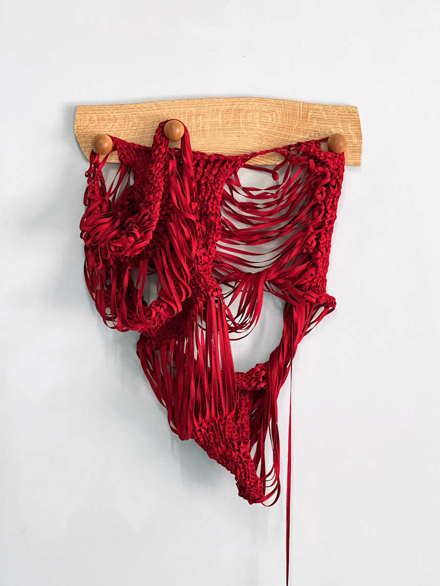 Insides Hanging (Red, Oak) by Forrest Hudes, Katie Shulman, Image 2.