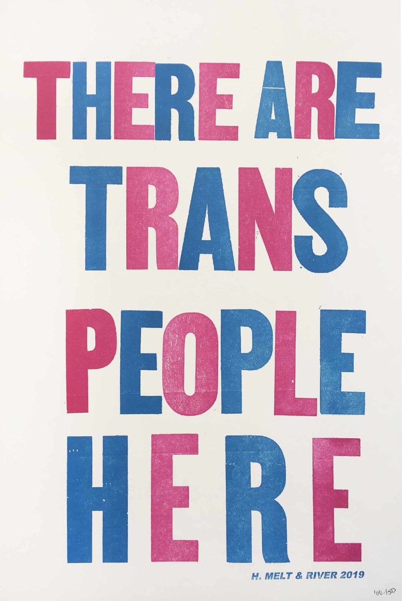 There are Trans People Here by H. and River Melt and Kerstetter, Image 1.