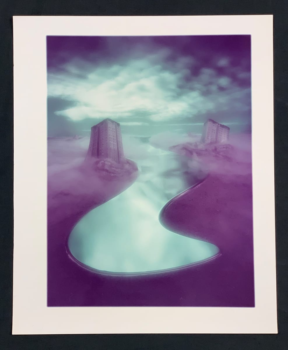 Title unknown (dystopian cityscape) by Willi Langbein 