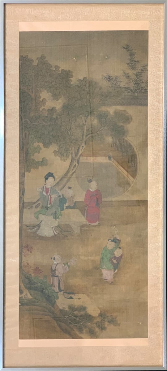 Chinese silk scroll by Chinese culture 