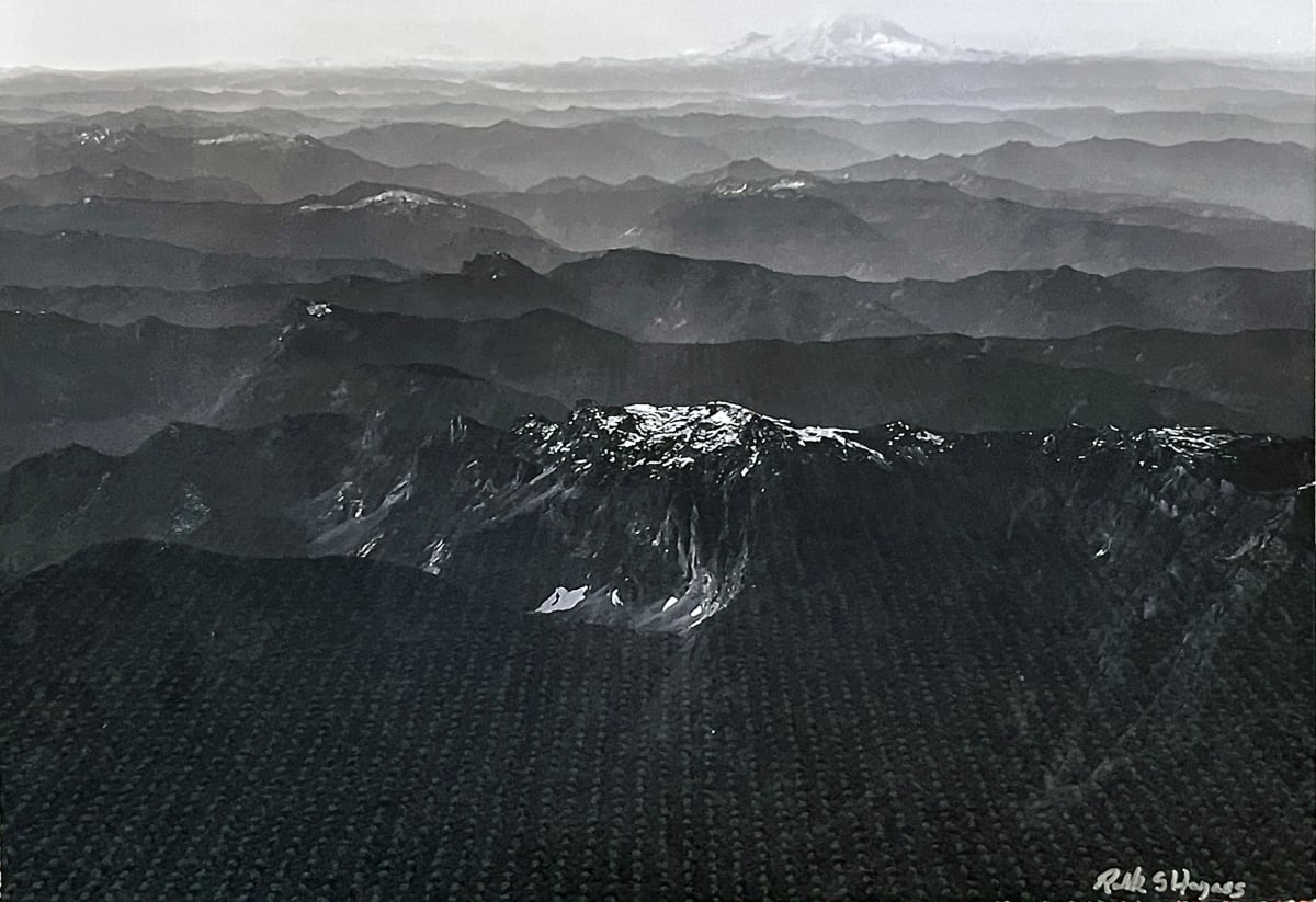 Mount Rainier and the Cascade Mountains by Rod Haynes 