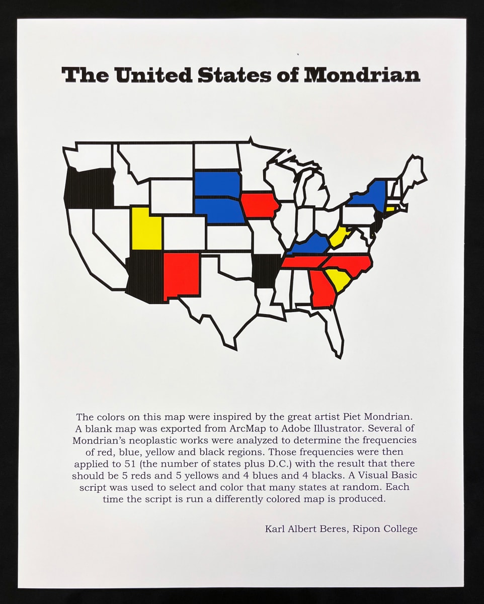 The United States of Mondrian by Karl Beres 