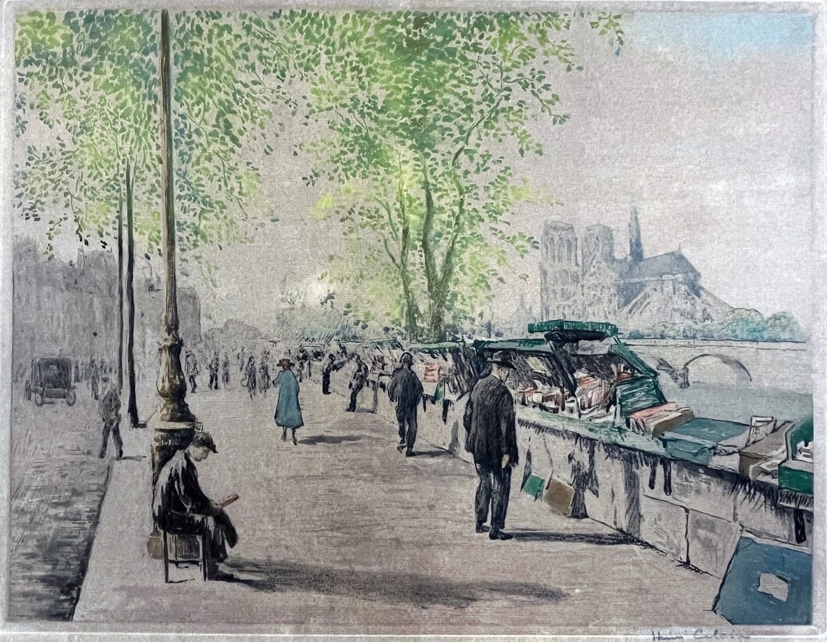 Paris Street Market by Henri Celain 