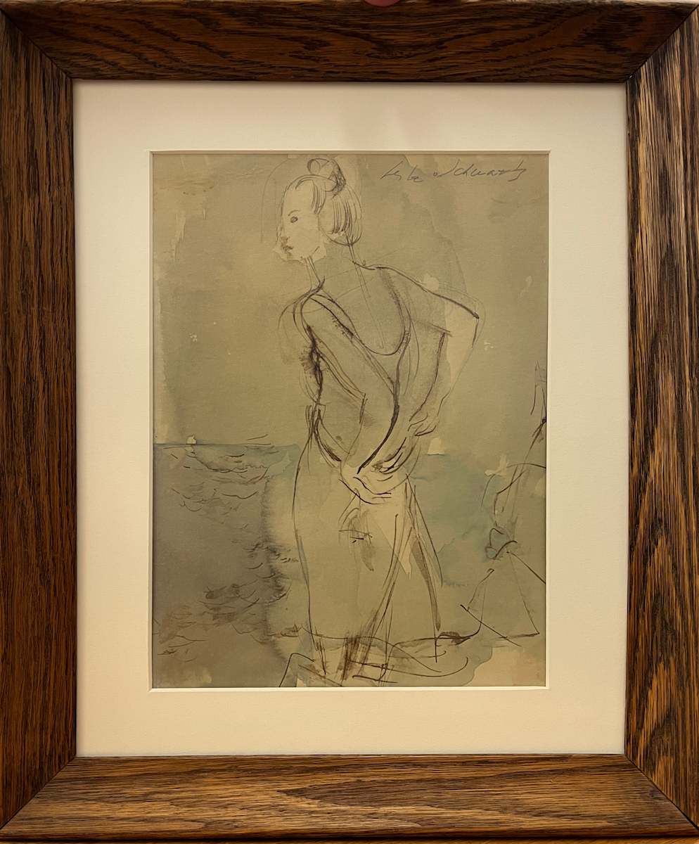 Ink and wash by Lester O. Schwartz, Image 1.
