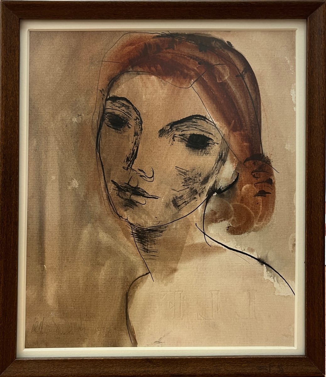 Ink and wash by Lester O. Schwartz, Image 1.