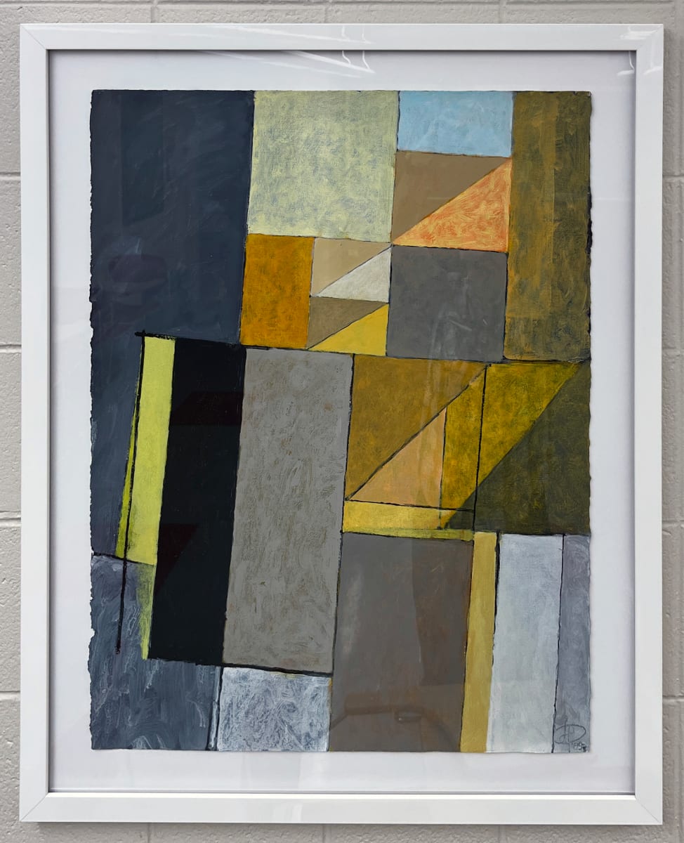 Untitled, oil paint on paper by Irving Bogle Haynes 