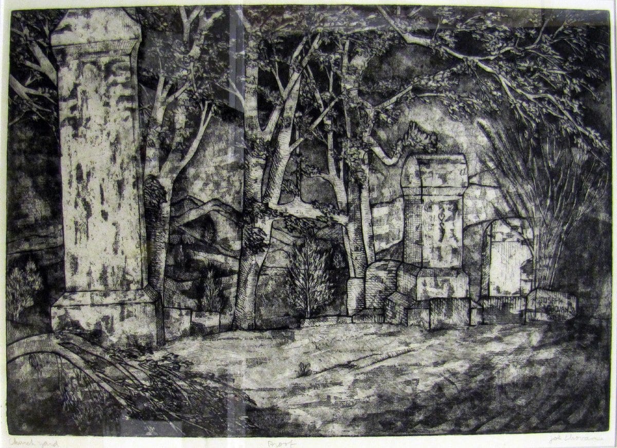 Church Yard (Proof) by Joe Chovan 