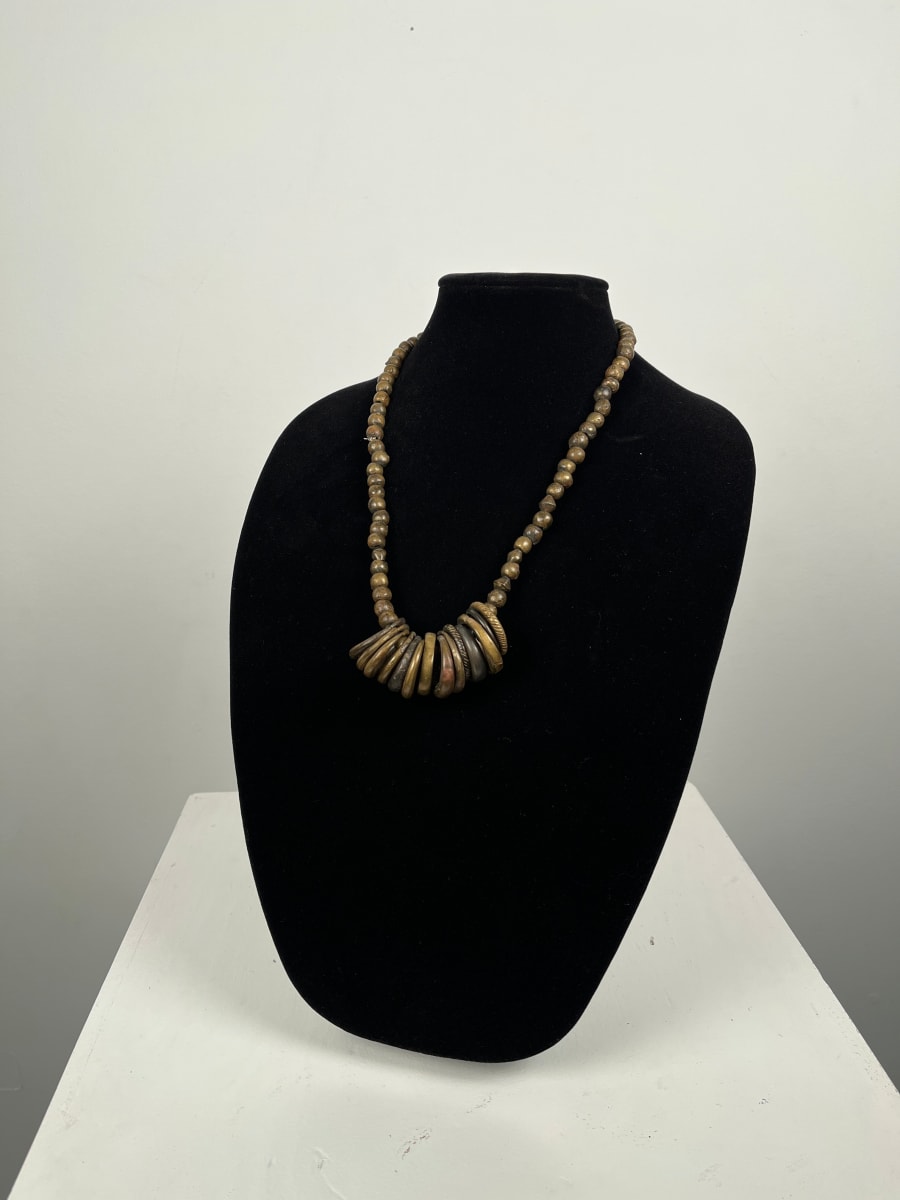 Necklace with Brass Rings 